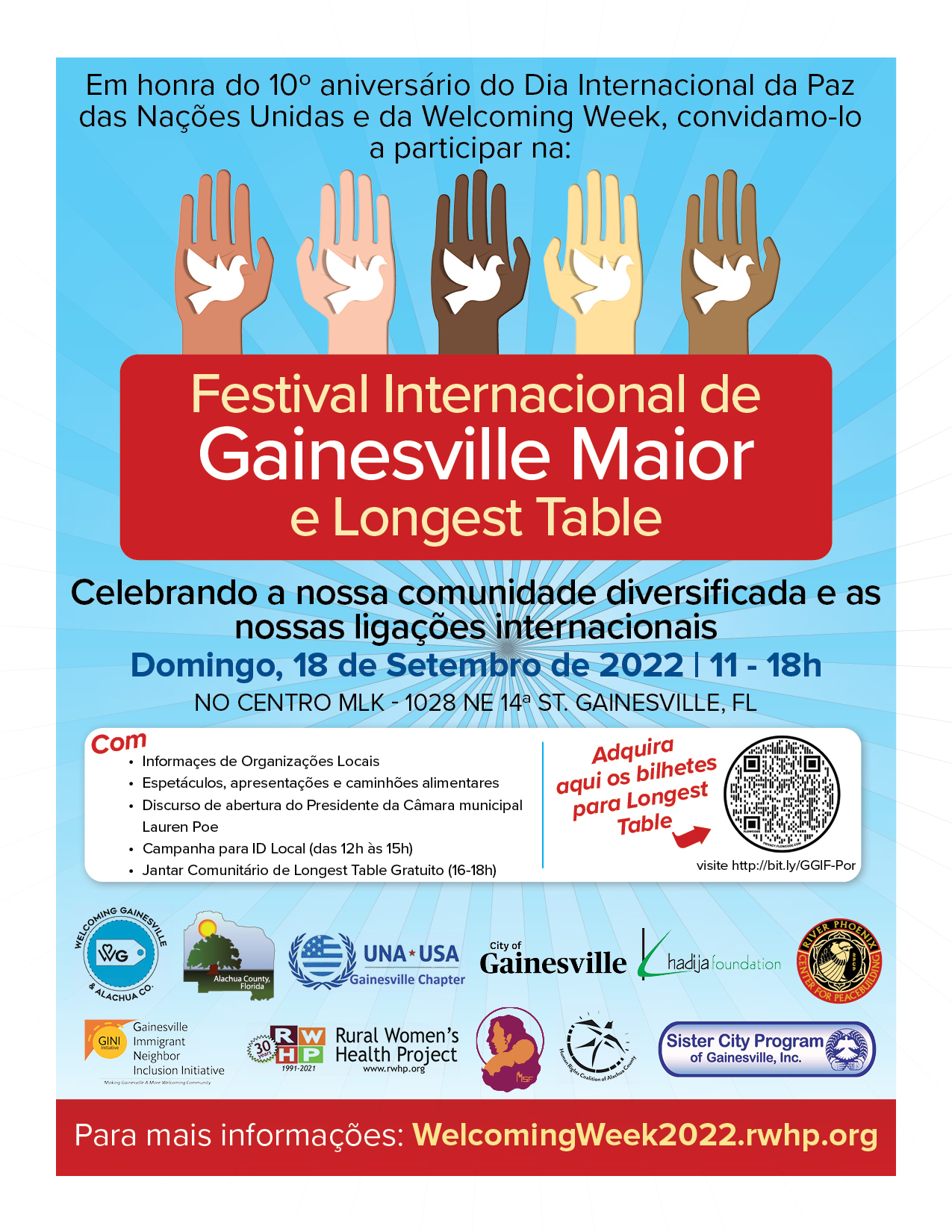 Folheto informativo do festival